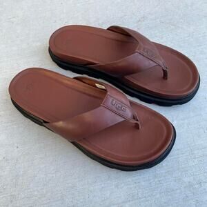 Ugg Leather Flip Flops